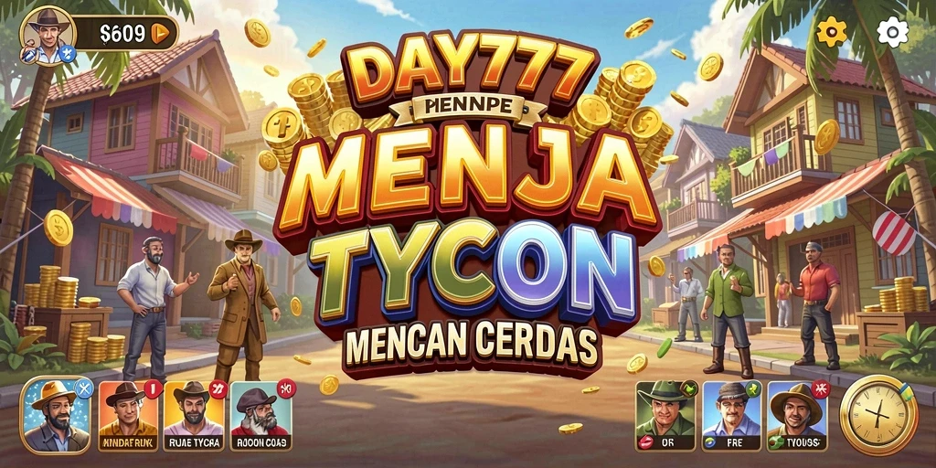 Tangkapan layar utama menampilkan gameplay menarik DAY777.