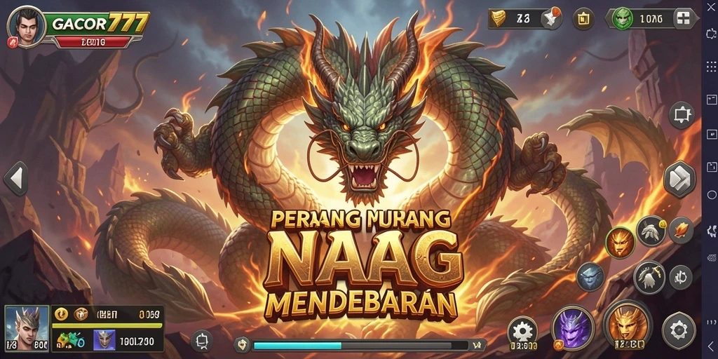 Screenshot GACOR777 menunjukkan aksi tempur yang seru dan mendebarkan.