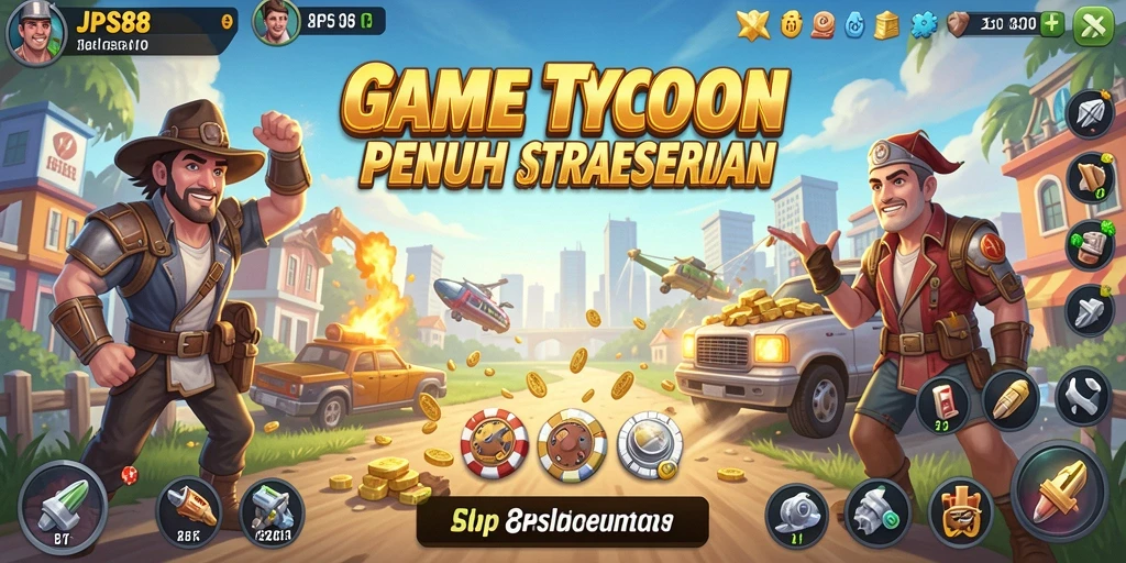 Tangkapan layar utama JPS88 menampilkan gameplay mendalam dan interaktif.