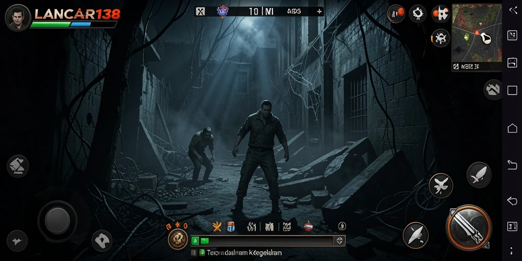 Screenshot gameplay LANCAR138 menampilkan kengerian menakutkan.