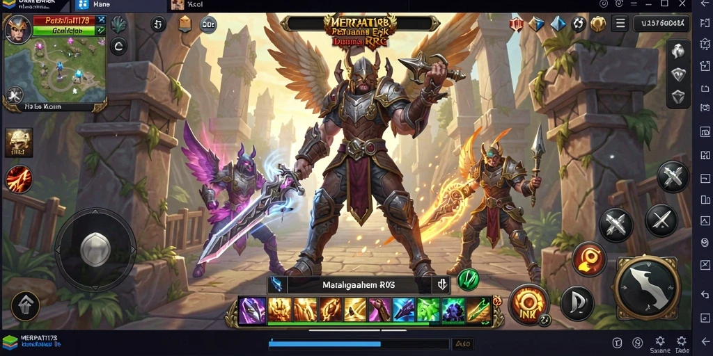 Tampilan gameplay keren di <strong>MERPATI178</strong> menampilkan pertempuran yang mendebarkan.