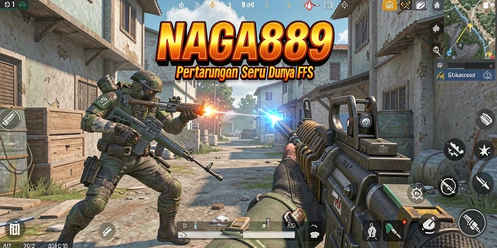 Tangkapan layar utama NAGA889 menampilkan aksi mendebarkan dari gameplay FPS.