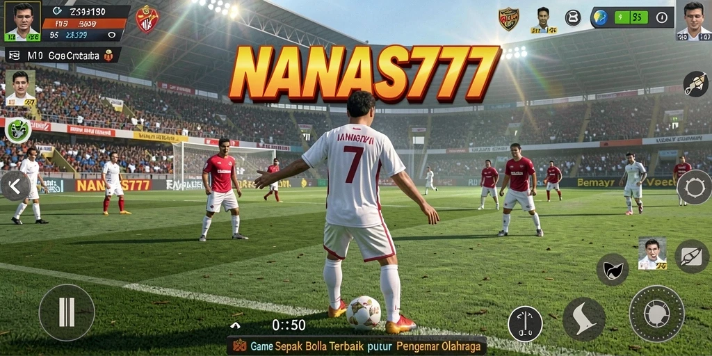 Tampilan gameplay sepak bola yang menarik dari NANAS777.