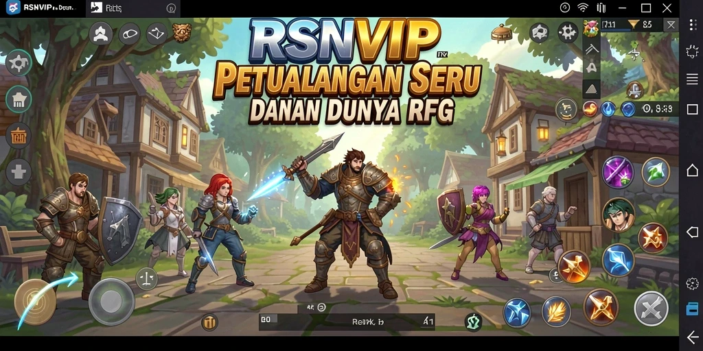Gameplay menarik dari RSNVIP yang penuh strategi RPG.