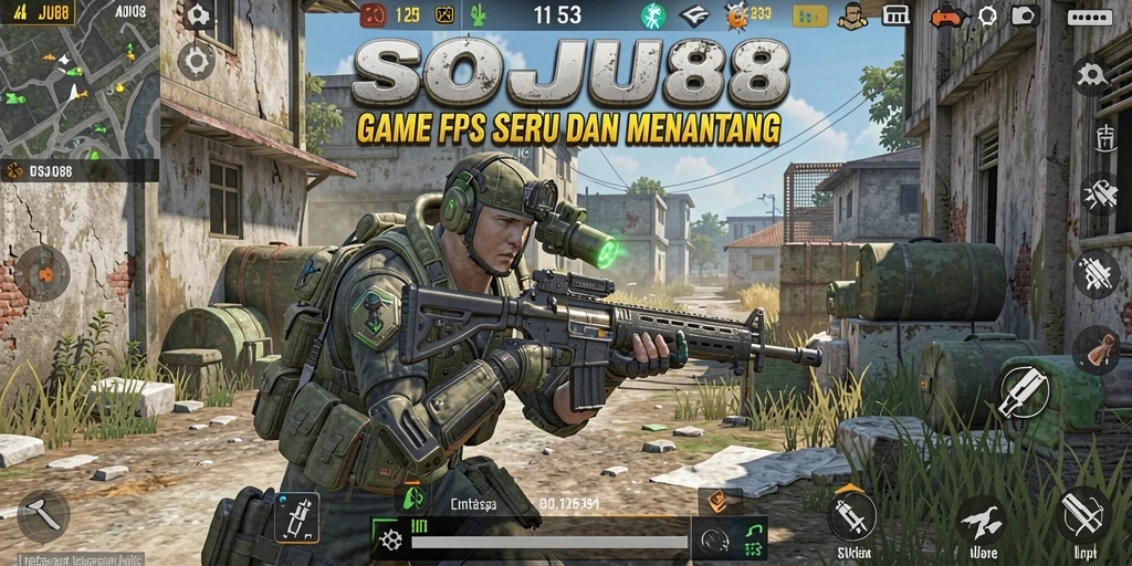 Gameplay <strong>SOJU88</strong> yang menegangkan dengan aksi tembak-menembak intens.