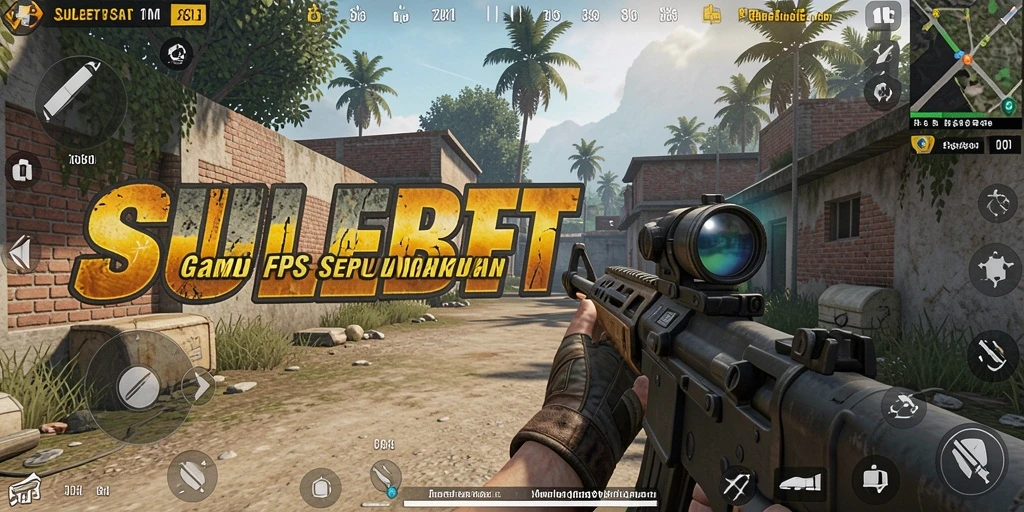 Tampilan gameplay mendebarkan dari SULEBET dengan aksi tembak-menembak.