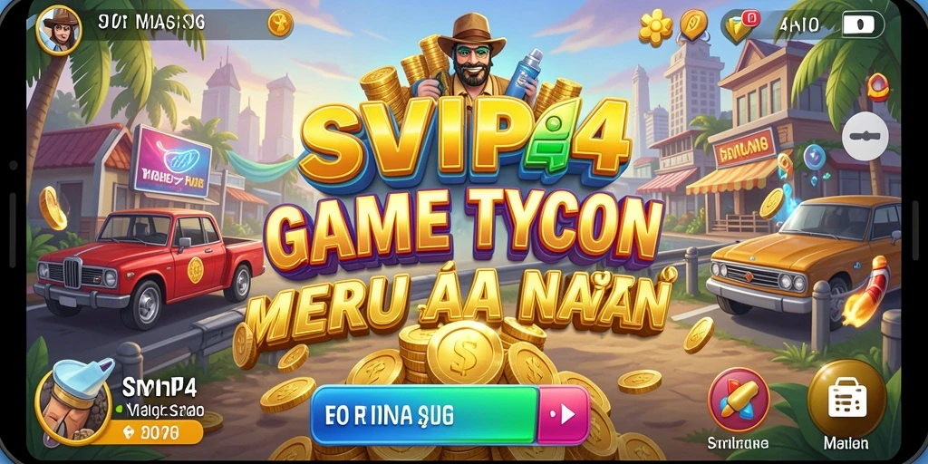 Tangkapan layar gameplay SVIP4 menampilkan keseruan pengalaman Tycoon.