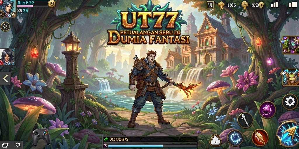 Tampilan gameplay menakjubkan dari UT77 yang penuh petualangan.